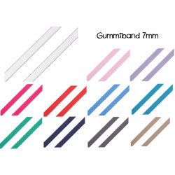 Gummi Gummilitze Gummiband 7mm